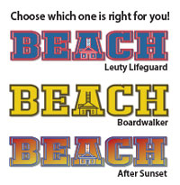 beach stickers
